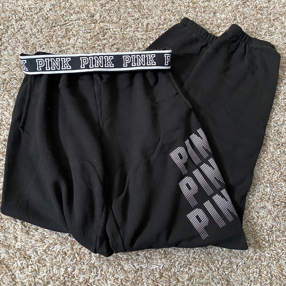 Pink campus pants
